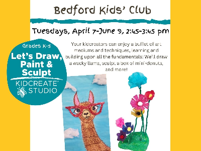 Bedford Kids' Club: Let's Draw, Paint & Sculpt (K-5) 